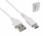 DINIC USB Typ C auf A Ladekabel, Typ C auf A Stecker, 5V, 3A, weiß, DINIC Aktionskarton, 1.5m